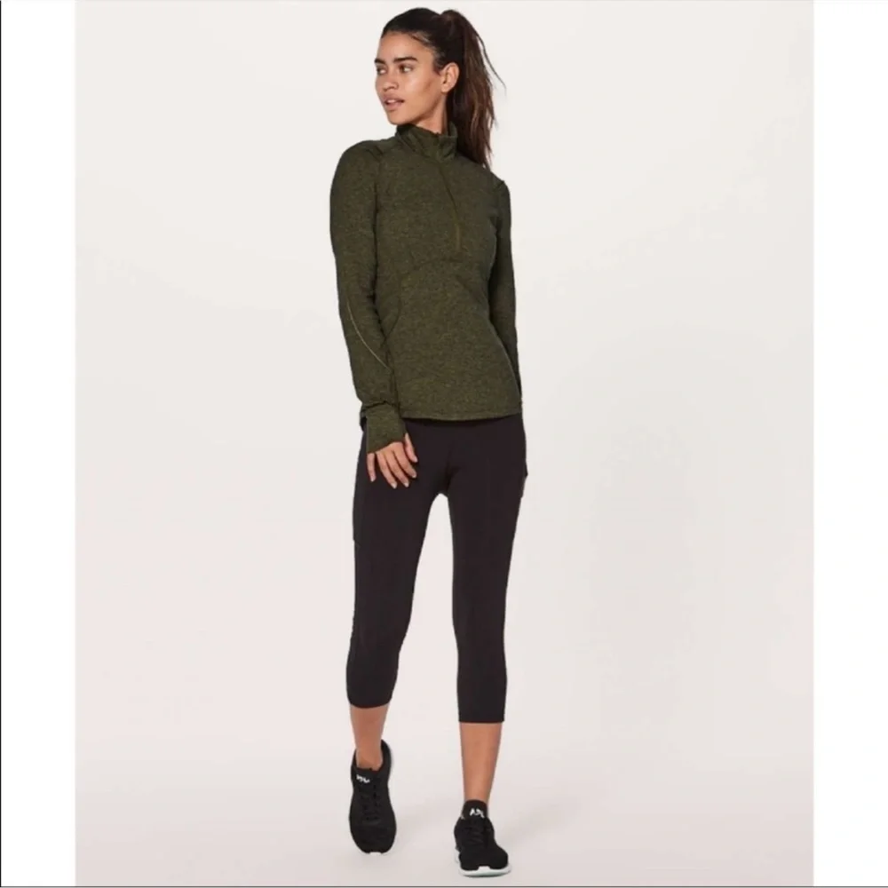 Lululemon Extra Mile 1/2 Zip *Reflective OH.